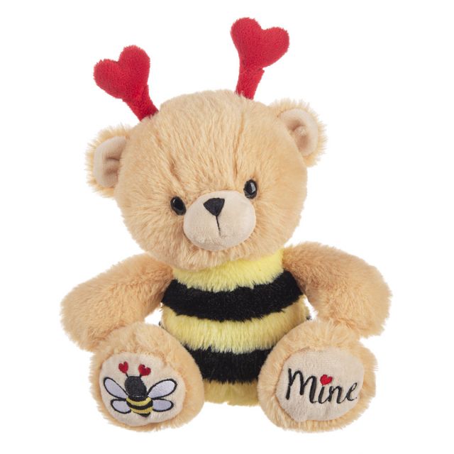 GANZ Bee Mine Bumble Bear Plush - 7"