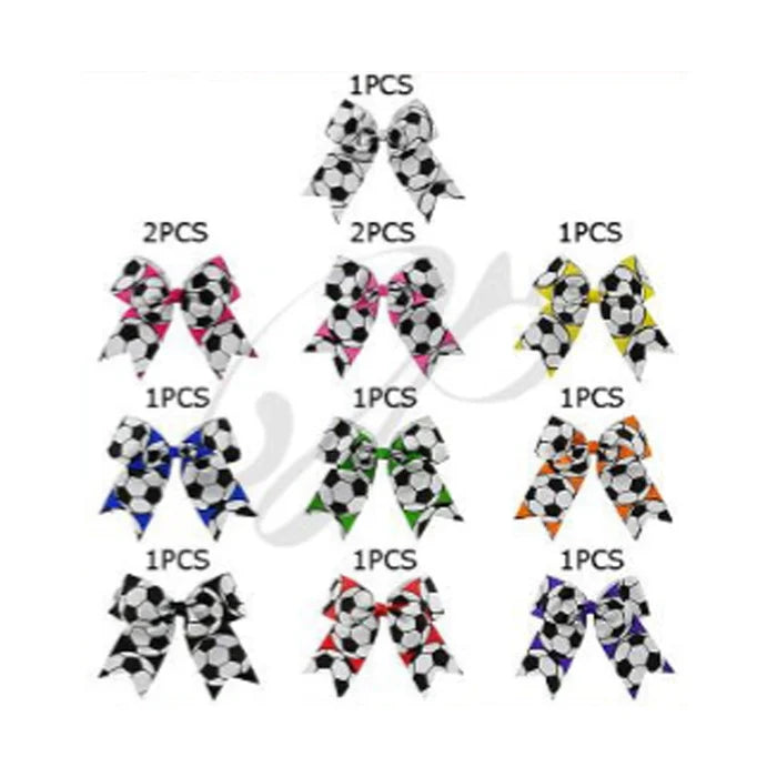 Get Game-Ready! Catchy Soccer Bow Clip