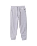 Dark Seas Go To V2 heather grey men's fleece jogger sweatpants with drawstring waist and elastic ankle cuffs