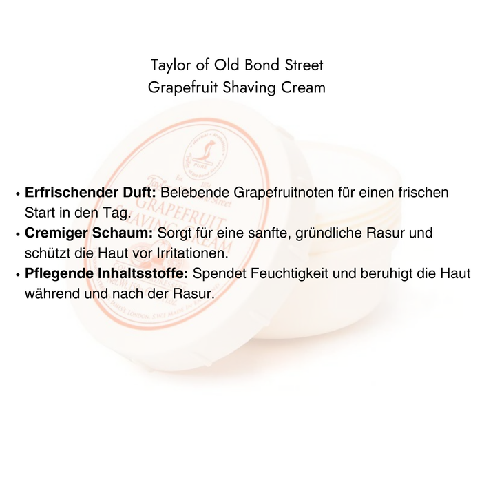 Grapefruit Shaving Cream