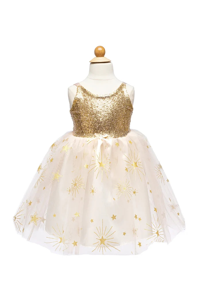 Great Pretenders Golden Glam Party Dress 5-6