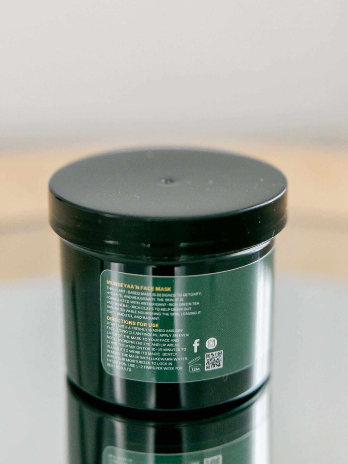 Green Tea Facial Mask MunSeyaa'n Collective
