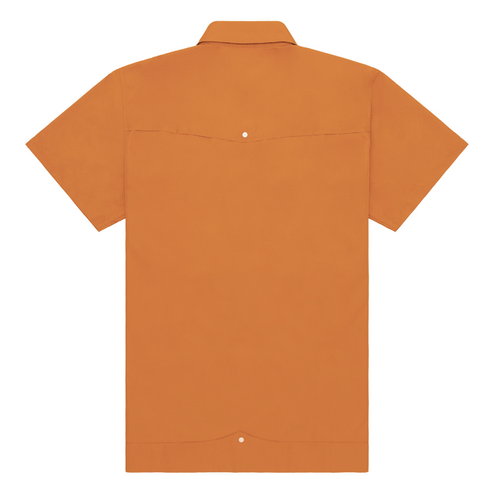Guayabera Libre-Solid Burnt Orange by Texas Standard