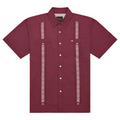 Guayabera Libre-Solid Maroon by Texas Standard