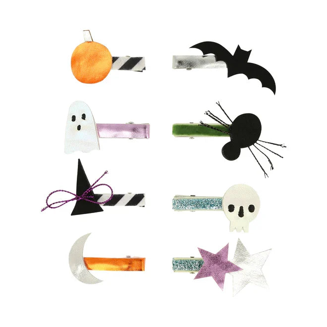 Meri Meri - Hair Clips - Halloween Icons - Set Of 8