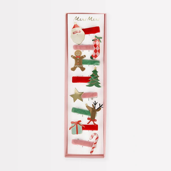 Meri Meri - Hair Clips - Jolly Christmas