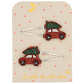 Luciole et Petit Pois - Hair Clips - XMAS Drive - Set Of 2