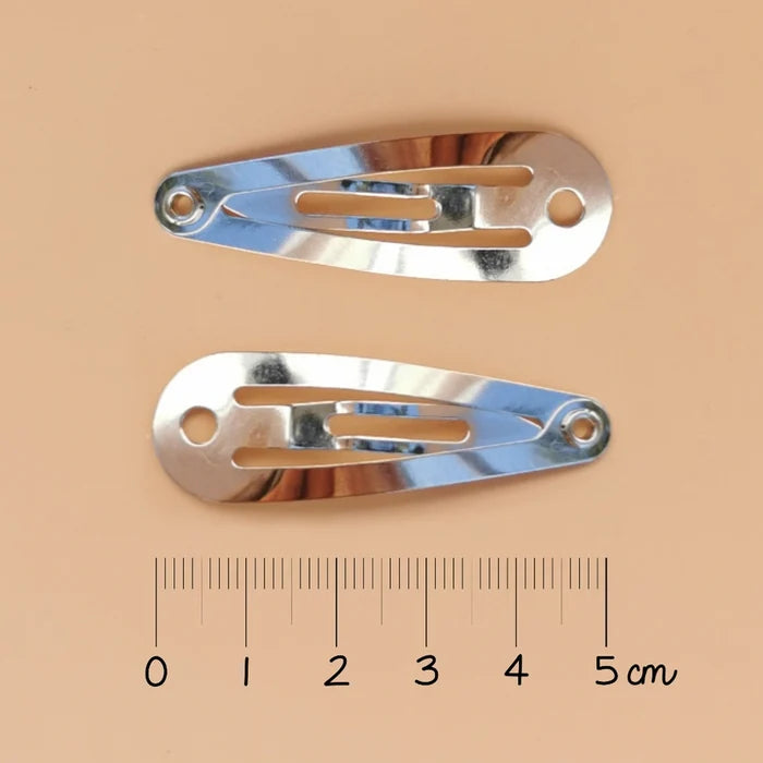 Luciole et Petit Pois - Hair Clips - XMAS Drive - Set Of 2 - Dimensions