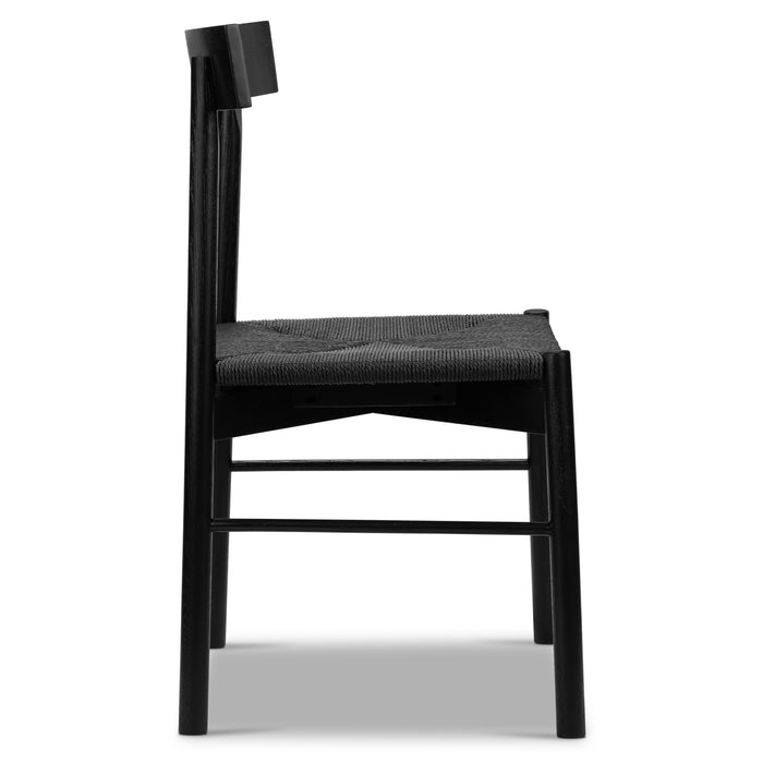 Hamm Dining Chair | Pitch Black