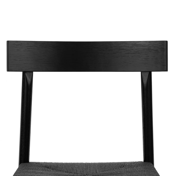 Hamm Dining Chair | Pitch Black