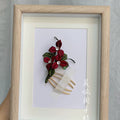 Handmade Chanhua Bougainvillea Hair Comb - Thread Flower Hair Accessory