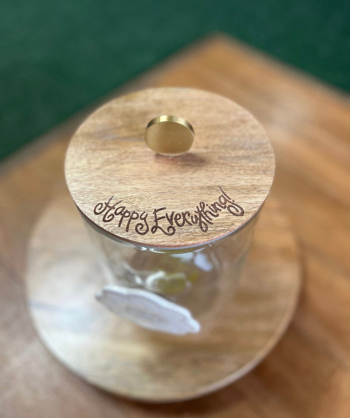 Happy Everything Glass Jar- Large
