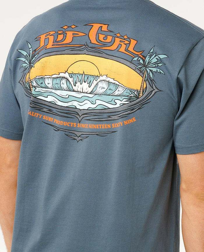 Rip Curl Hazed And Tubed artwork detail close-up