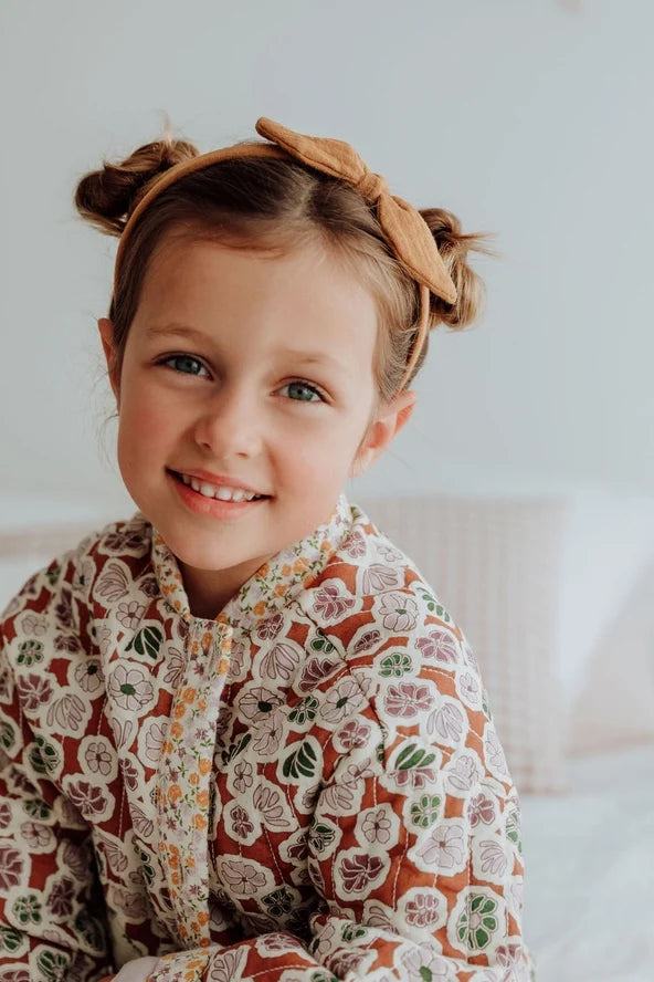 Luciole et Petit Pois - Headband - Rabbit - Amber Double Gauze - Lifestyle Cut