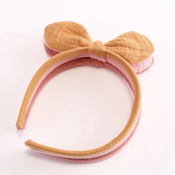 Luciole et Petit Pois - Headband - Rabbit - Amber Double Gauze - Collection