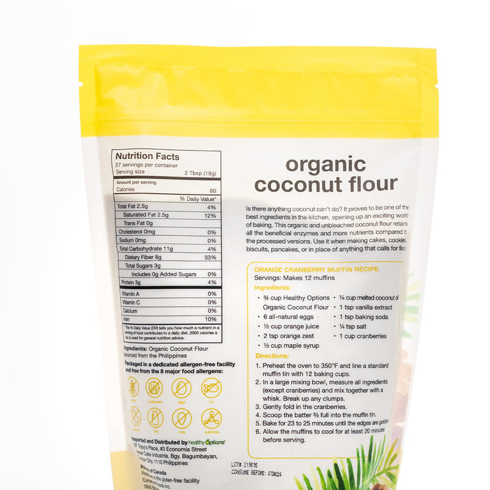 Healthy Options Organic Coconut Flour 510g