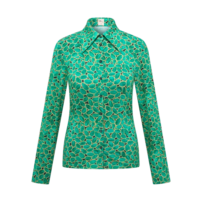 HEART BLOUSE MIMAS, GROEN
