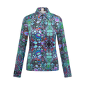 HEART BLOUSE MIMAS, TURQUOISE MULTICOLOUR