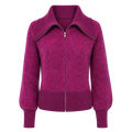 HEART CARDIGAN FERNANDO, FUCHSIA