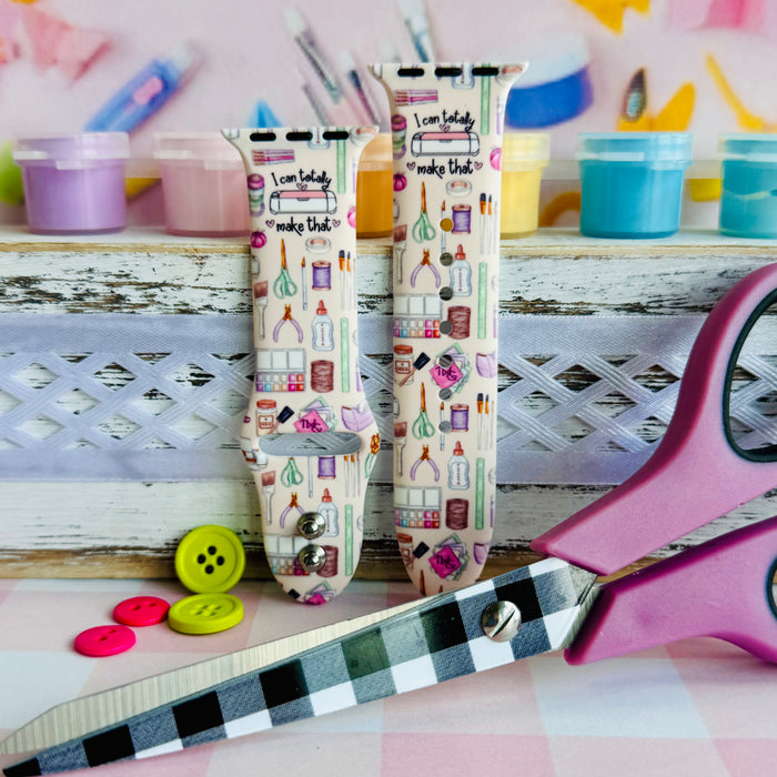 I Can Totally Make That Print Silicone Band For Apple Watch