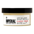 Nærbilde av Imperial Barber Classic Pomade i plastbeholder med lys beige substans