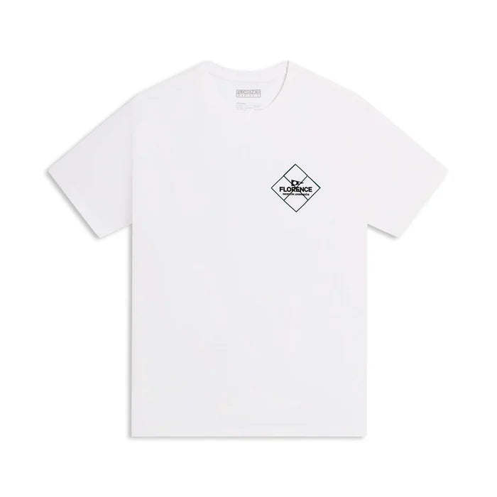 Florence Marine X Indicator white cotton T-shirt with logo offered by Florence Marine X