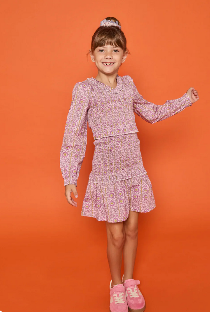Indie Violet Vines Dress
