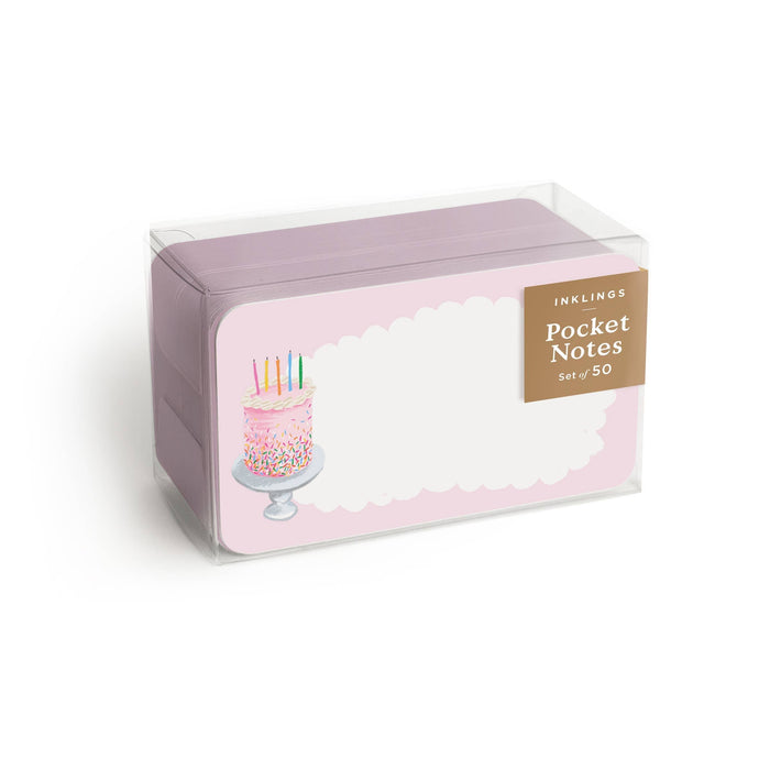 Inklings Paperie - Pocket Notes™ - Birthday Cake