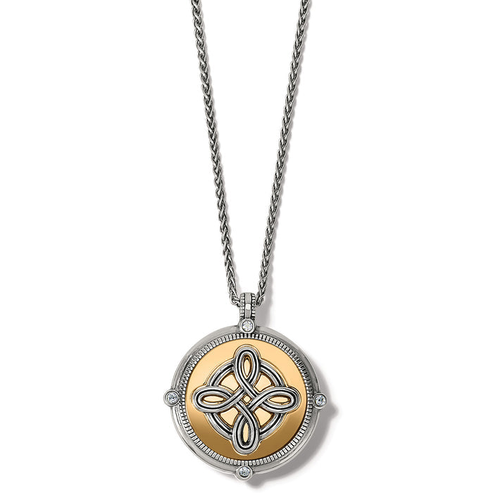 Interlok Noir  Reversible Necklace