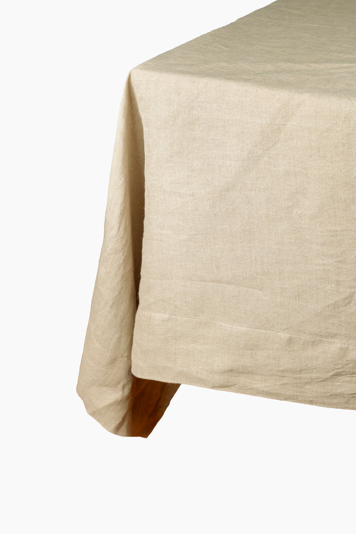 Italian Linen Tablecloth | Natural