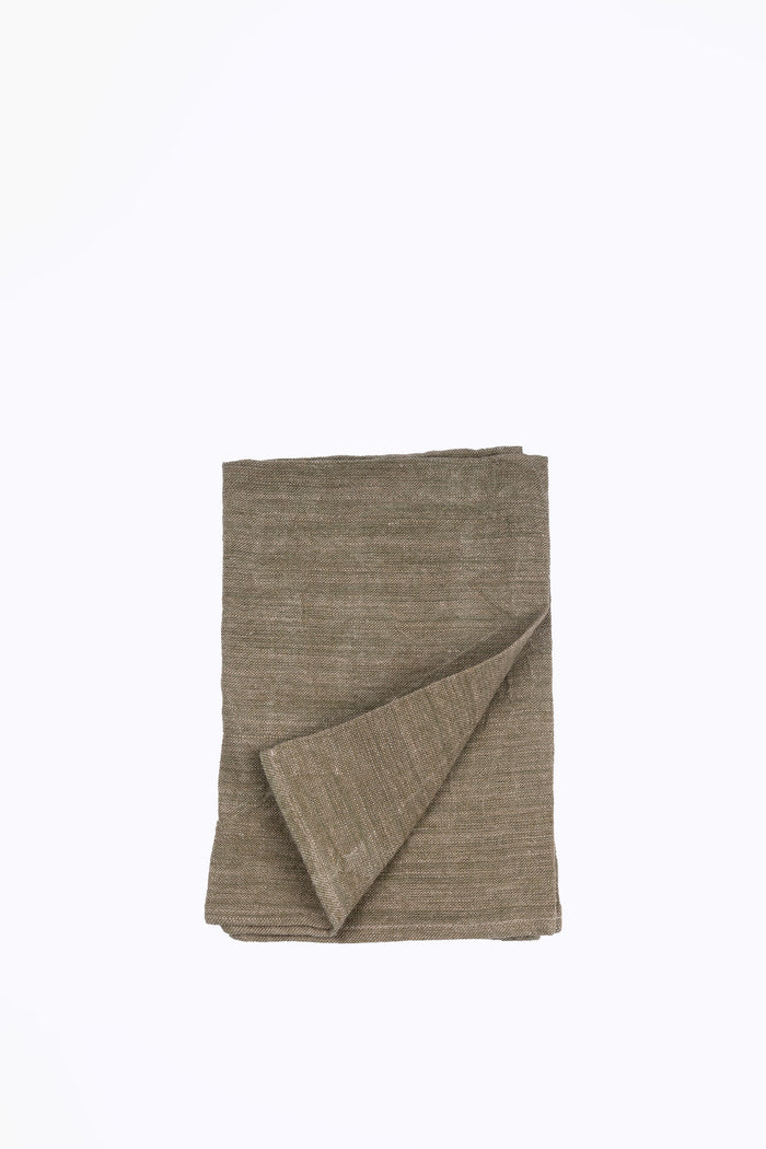Italian Linen Tea Towel | Olive