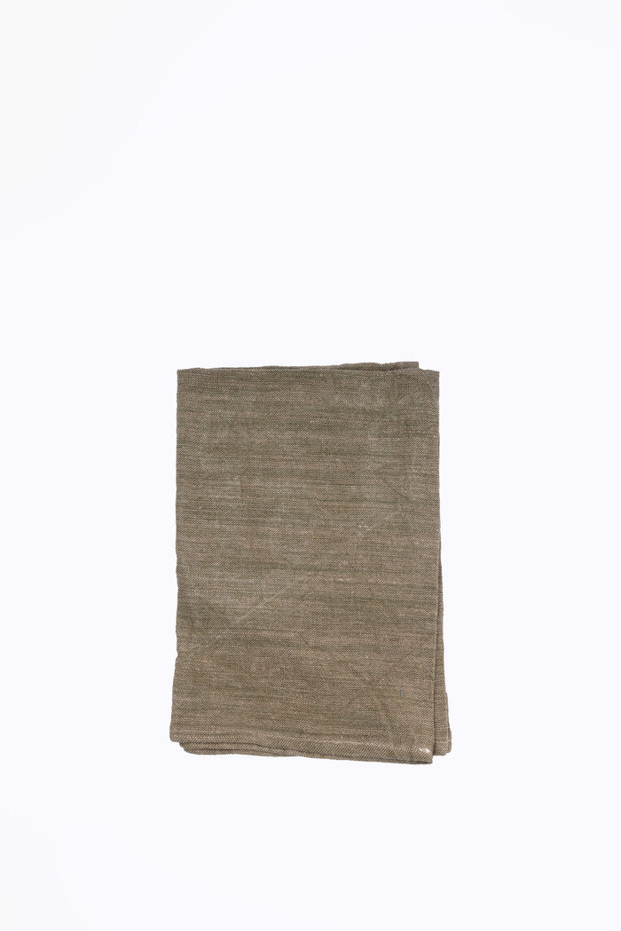 Italian Linen Tea Towel | Olive