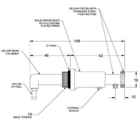 JD MACDONALD Retrofit 10-V-320 Replacement Soap Valve