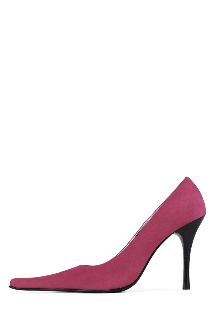 KICKIT Jeffrey Campbell Stiletto Heel Pump Fuchsia Suede