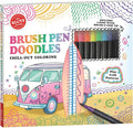 Klutz Brush Pen Doodles Chill Out Coloring Kit