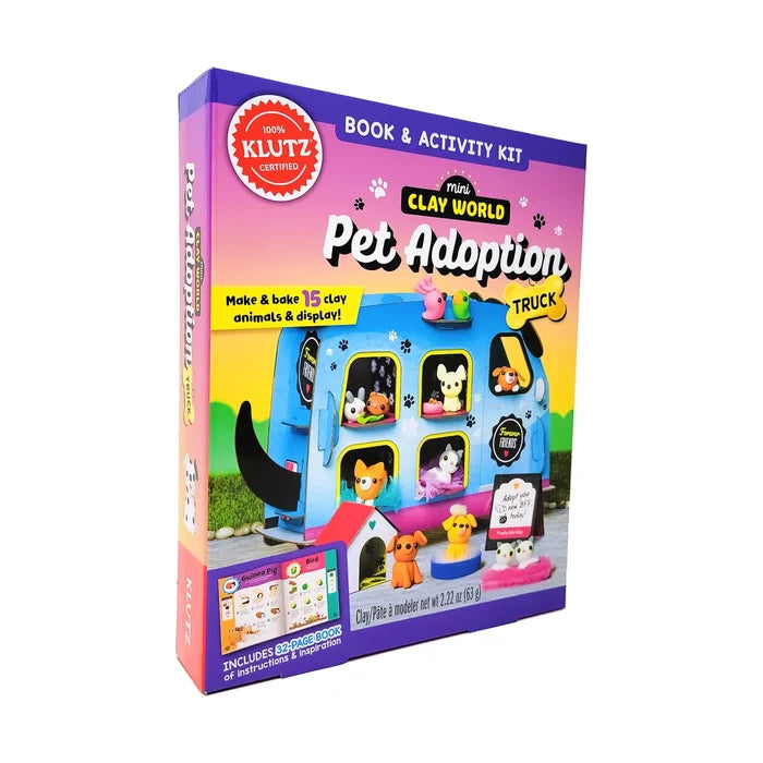 Klutz Mini Clay World Pet Adoption Book & Activity Kit