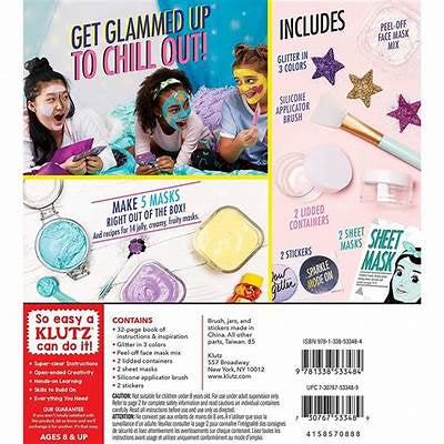 Klutz MYO Glitter Face Masks