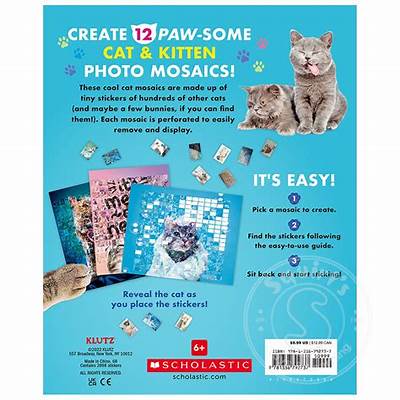 Klutz Press Sticker Photo Mosaic Cats & Kittens