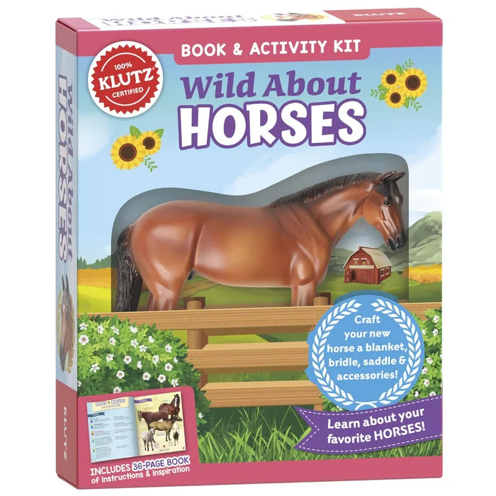 Klutz Wild About Horses Book & Activity Kit
