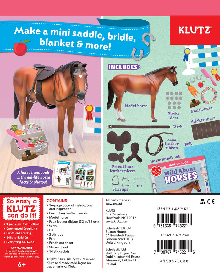Klutz Wild About Horses Book & Activity Kit