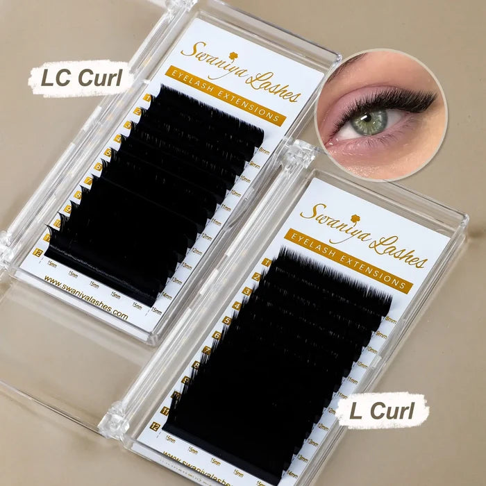 LJ / LB / LC / LD / L Curl Easy Fanning Lashes| Swaniya Lashes