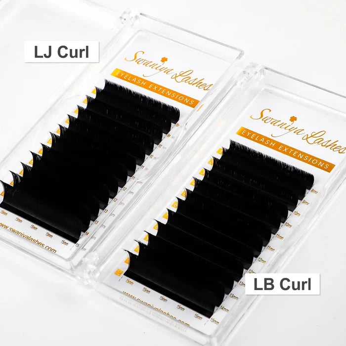 LJ / LB / LC / LD / L Curl Easy Fanning Lashes| Swaniya Lashes