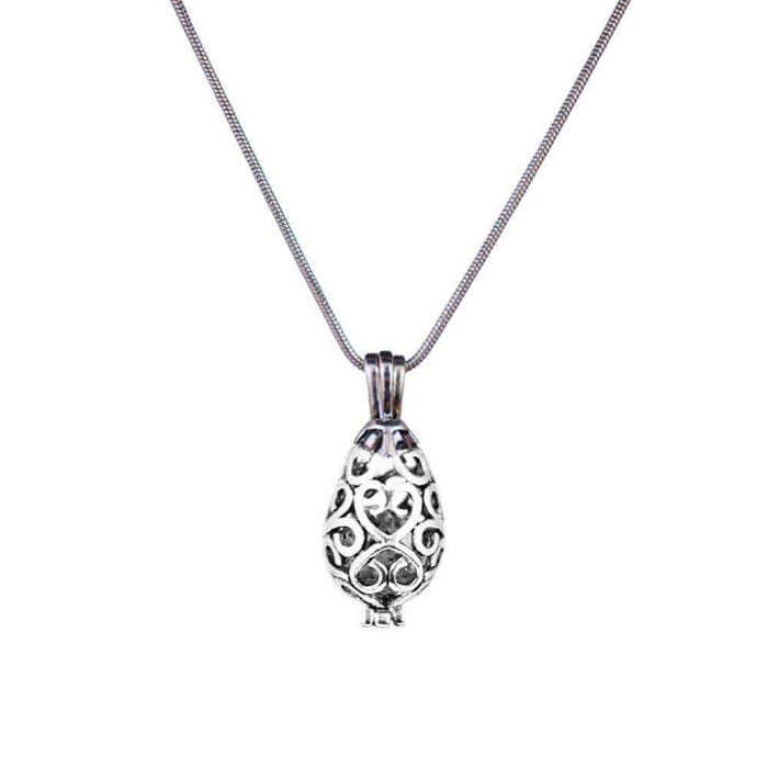 Lava Drop Aromatherapy Pendant Necklace at Your Oil Tools