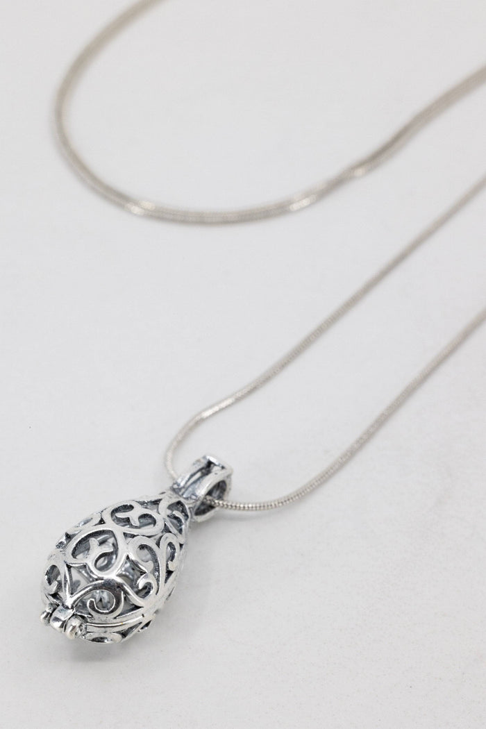 Lava Drop Aromatherapy Pendant Necklace at Your Oil Tools