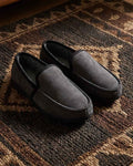 Lazy Dogz Mens Fabric Slippers - Grey - Country Collection