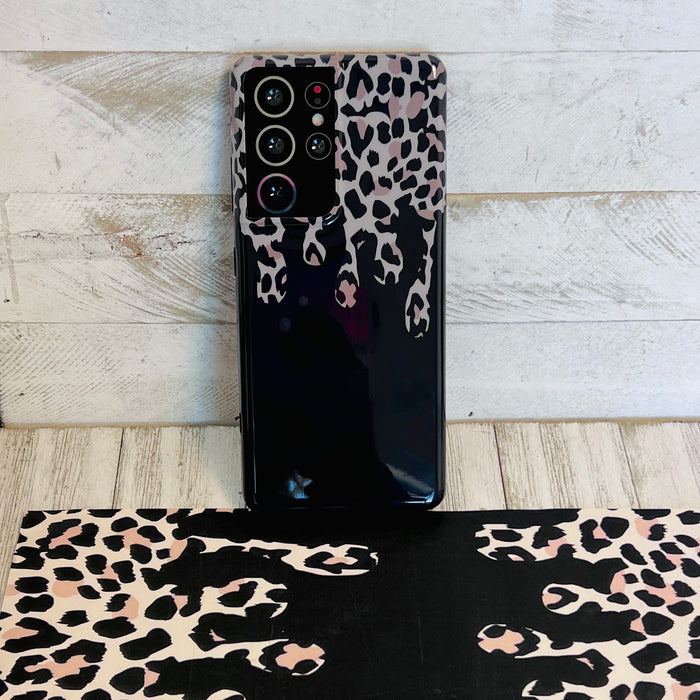 Leopard Drip Cell Phone Case For Samsung Galaxy