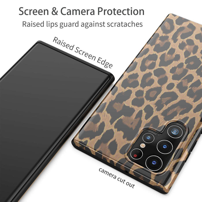 Leopard Drip Cell Phone Case For Samsung Galaxy