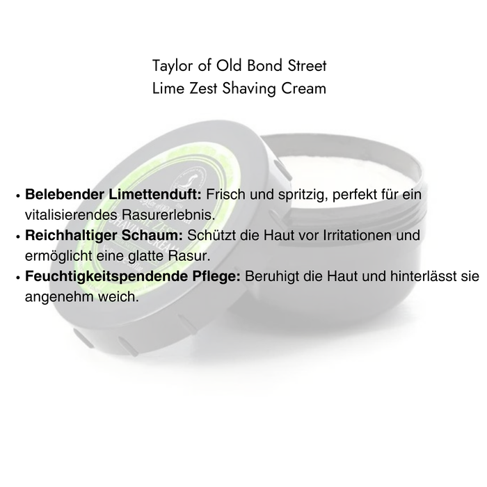 Lime Zest Shaving Cream