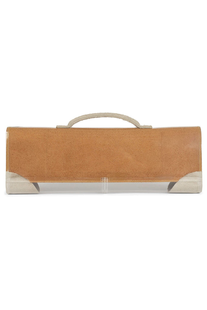LUCIDITY Jeffrey Campbell Clutch Clear Beige Combo