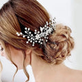 Wedding Hair Accessories - Pearl Bridal Hair Comb - Available in Silver, Yellow Gold and Rose Gold